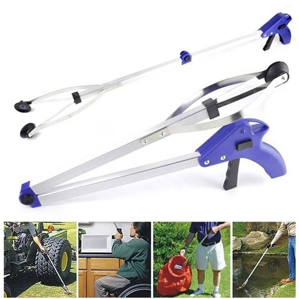Long-Arm Extension Foldable Pick-up Tool Claw - shaped Portable Trash Pickup Gripper - 4
