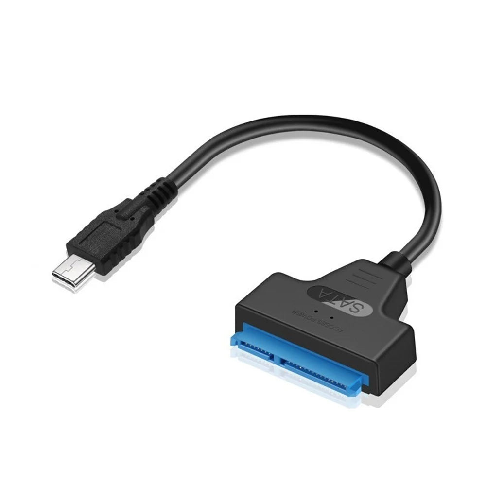 USB 3.1 Type C to SATA HDD SSD 2.5" Hard Drive Adapter Cable 15 - Pin - 1