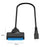 USB 3.1 Type C to SATA HDD SSD 2.5" Hard Drive Adapter Cable 15 - Pin - 7