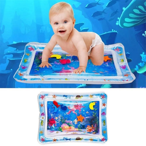 Kids Water Game Cushion Toddler Inflatable Play Mat Baby Ocean Pad - Octopus - 1