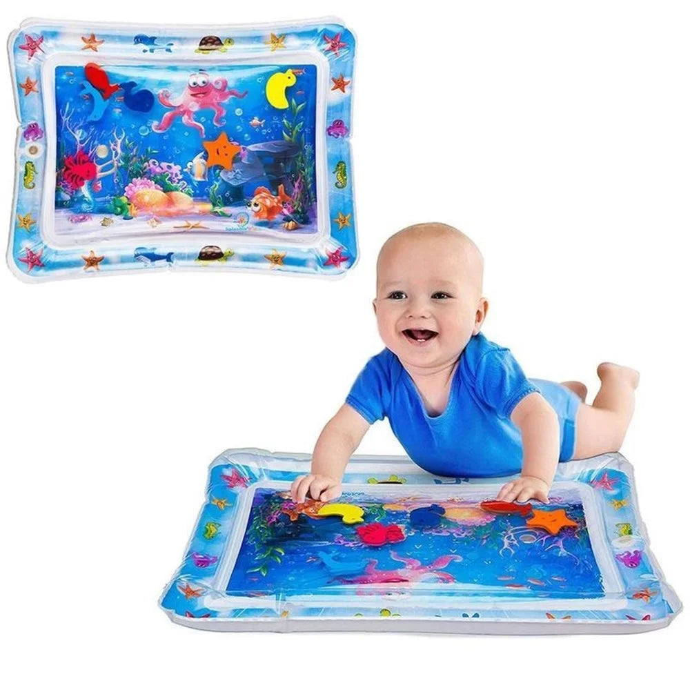 Kids Water Game Cushion Toddler Inflatable Play Mat Baby Ocean Pad - Octopus - 2