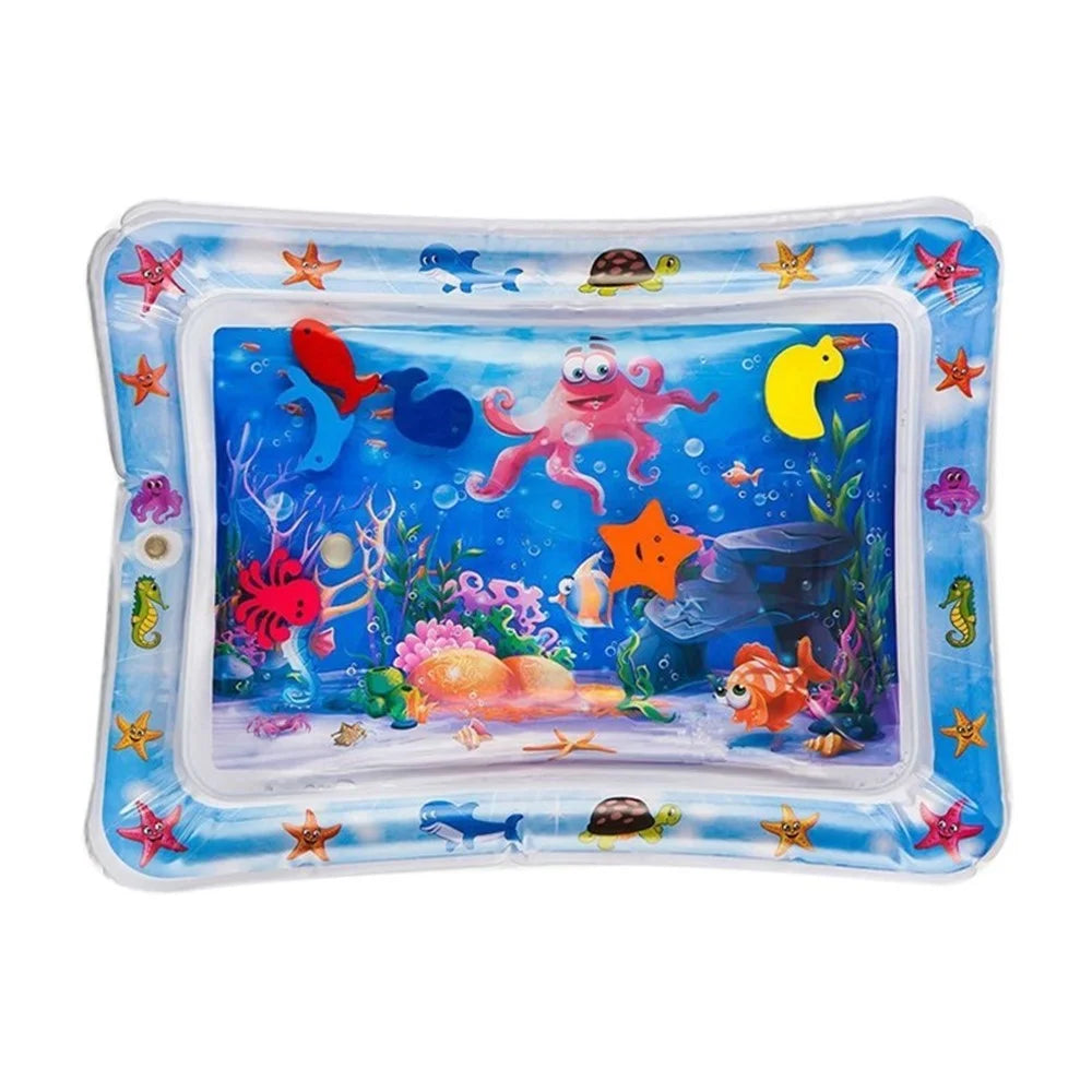 Kids Water Game Cushion Toddler Inflatable Play Mat Baby Ocean Pad - Octopus - 3
