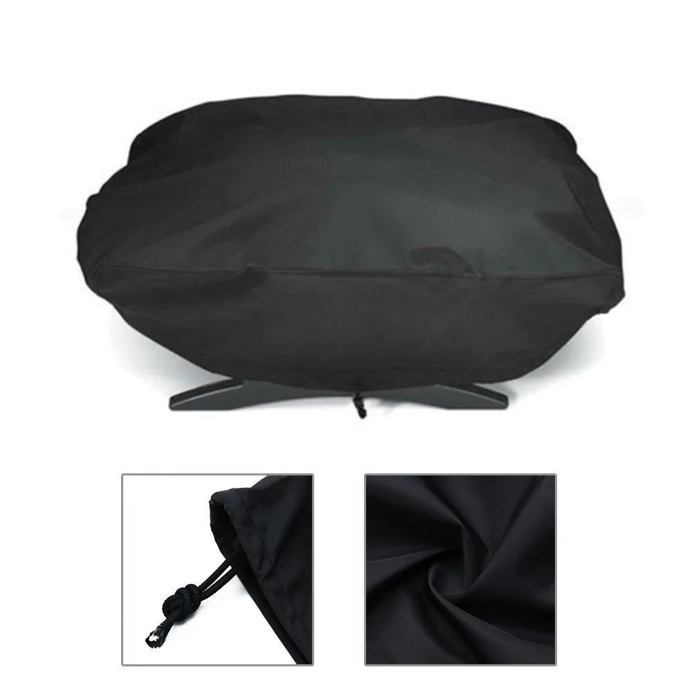 Dustproof Waterproof 210D Oxford Cloth Oven Cover for Weber 7110 Q1000 Series, Size: 67.1 x 44 x 32cm Oven Hood - 6