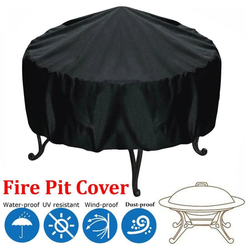 BBQ Cover 210D Waterproof Dustproof Cloth 85x40cm Outdoor Barbecue Stove Cover - 1