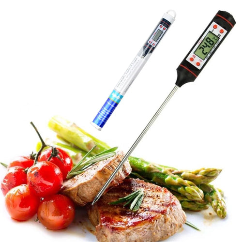 TP101 Digital Food Thermometer Long Probe Electronic Digital Thermometer BBQ Temperature Measuring Tool - 1