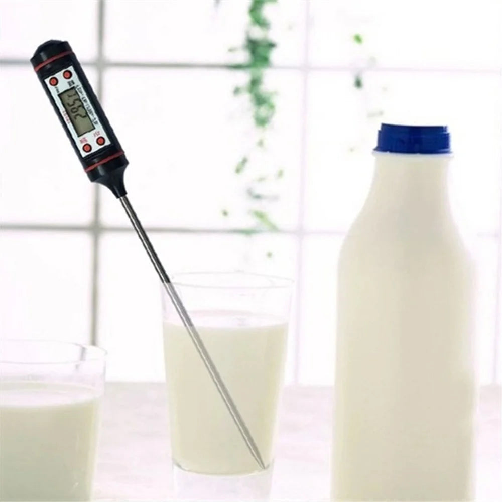 TP101 Digital Food Thermometer Long Probe Electronic Digital Thermometer BBQ Temperature Measuring Tool - 2