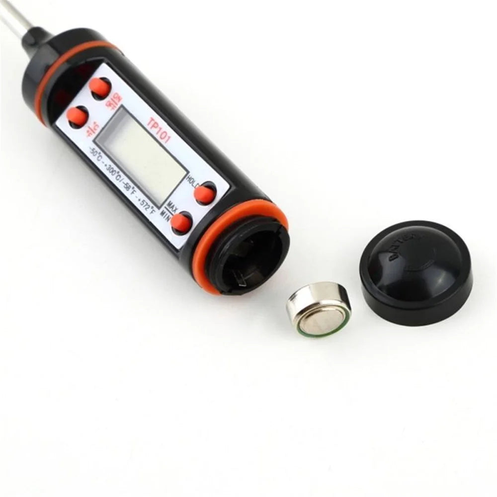 TP101 Digital Food Thermometer Long Probe Electronic Digital Thermometer BBQ Temperature Measuring Tool - 5