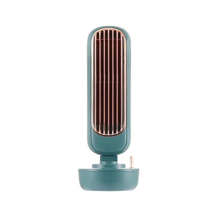 Retro Humidification Summer Home Room Office Tower Cooling Fan - Green - 1