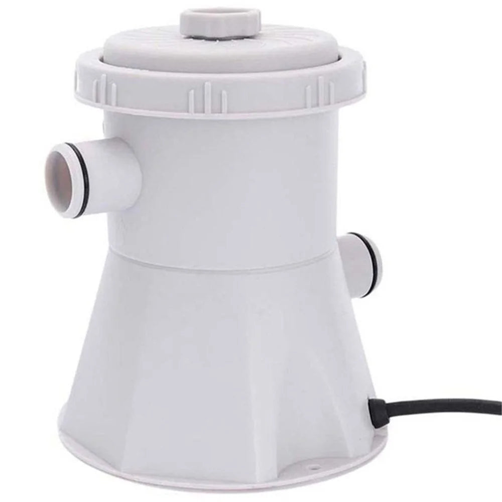 Large Medium Size Plastic Swimming Pool Circulating Filter Pump - EU Plug - 1