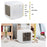 Colorful Night Light Alarm Clock with Temperature Display 7 Color Changing LED - 5