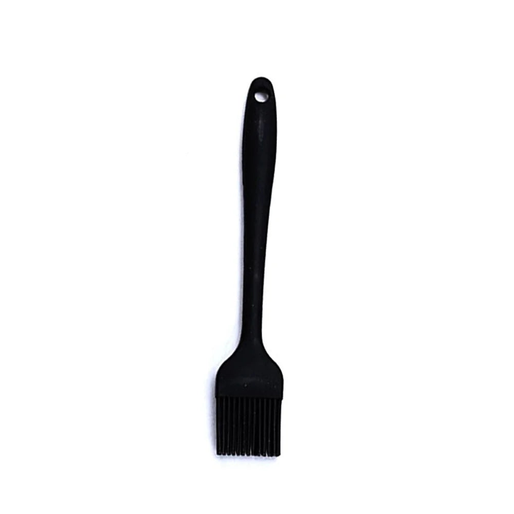 Silicone Oil Food Barbecue BBQ Cooking Seasoning Brush - Black - 1