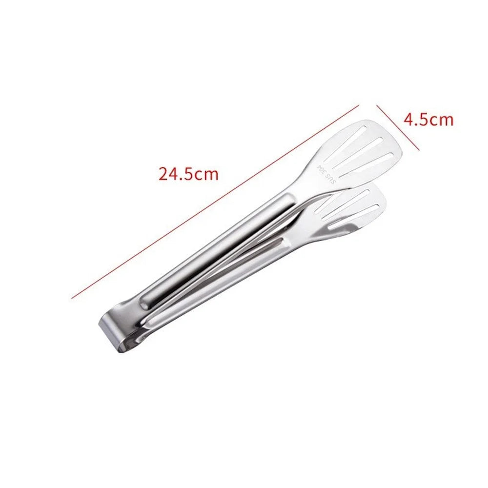 Stainless Steel Kitchen Utensils Kitchen Multi-functional Barbecue Clips - 9 - inch - 1