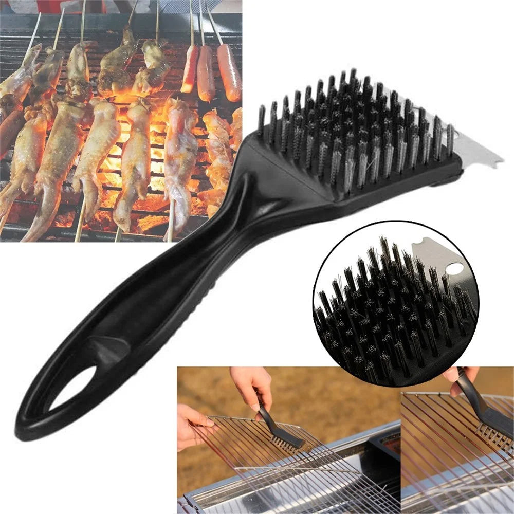 Multi-functional Barbecue Stainless Steel BBQ Wire Brush - 1