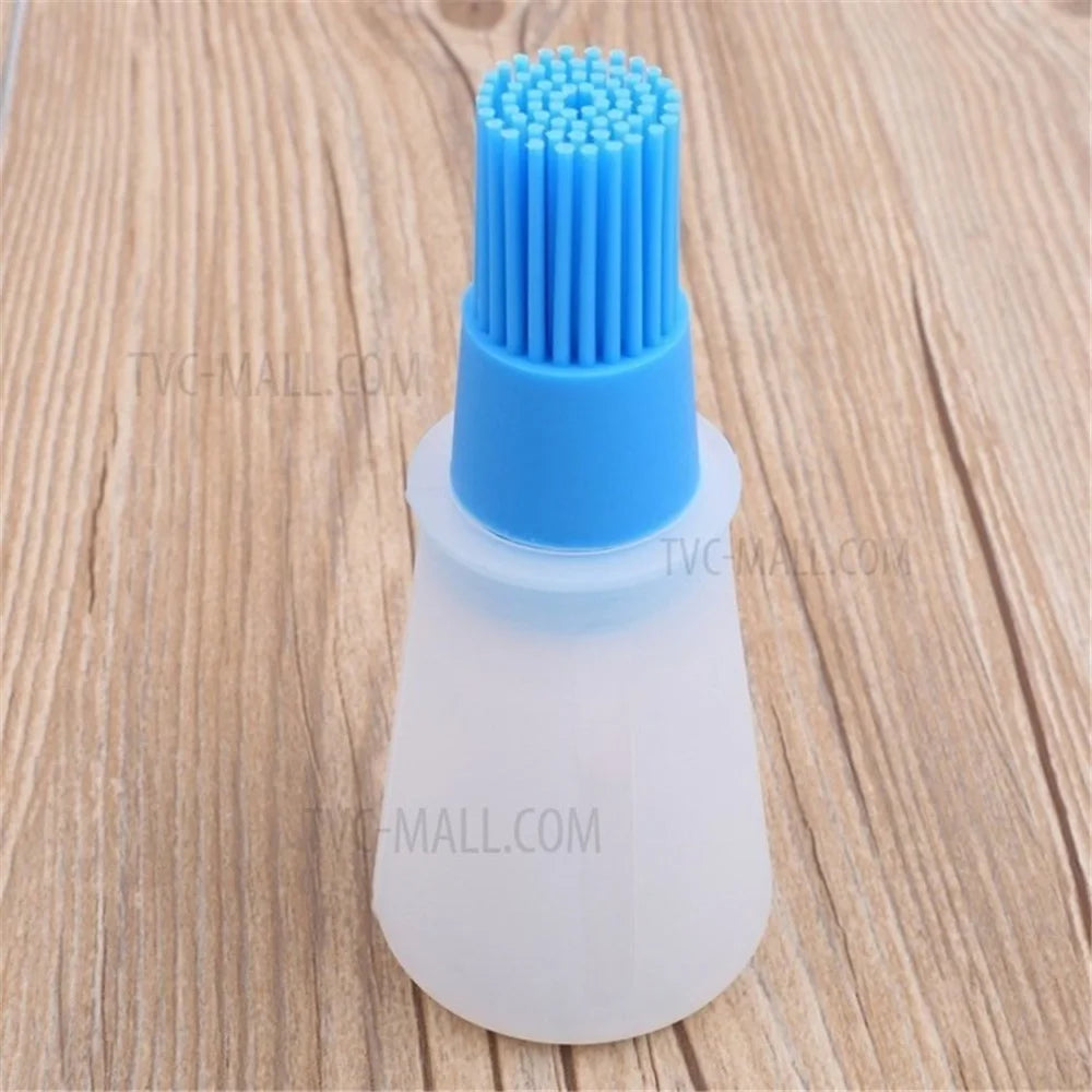 Food Grade Silicone Seasoning BBQ Oil Brush - Blue - 1