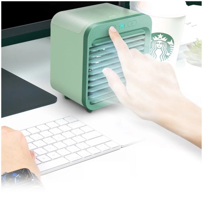 Desktop Cooling Spray USB Small Fan Home Office Cooling Fan - 2