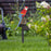Modern Garden Decoration Resin Animal Solar Lamp - Red Parrot - 2