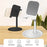 Aluminum Alloy Office Desktop Mobile Phone Bracket (Non-retractable) - Black - 2