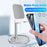 Aluminum Alloy Office Desktop Mobile Phone Bracket (Non-retractable) - Black - 5