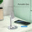 Aluminum Alloy Office Desktop Mobile Phone Bracket (Non-retractable) - Black - 7