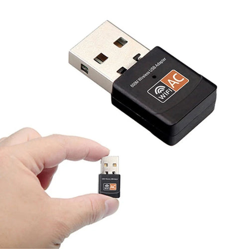 AC 600M Dual Frequency Mini 5G Wireless Network Card External USB Wifi Receiving Adapter - 1