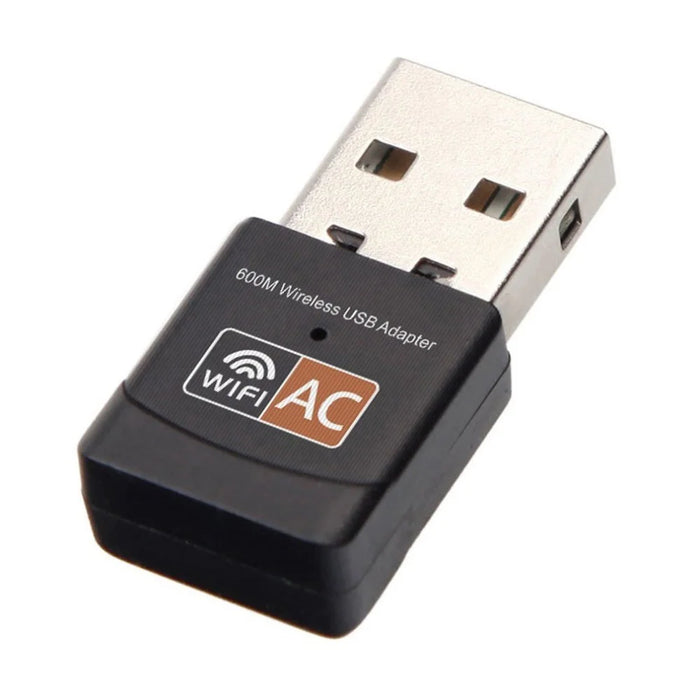 AC 600M Dual Frequency Mini 5G Wireless Network Card External USB Wifi Receiving Adapter - 2