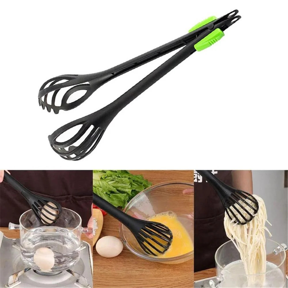Home Cream Eggbeater Bakery Folder Stir Stick Egg Hand Shaking Baking Tool (Black) - 1