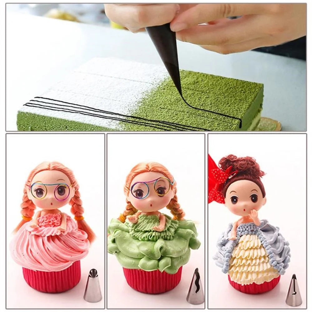 83 Pcs/Set Icing Bags Cake Decorating Kit Pastry Nozzles - 5