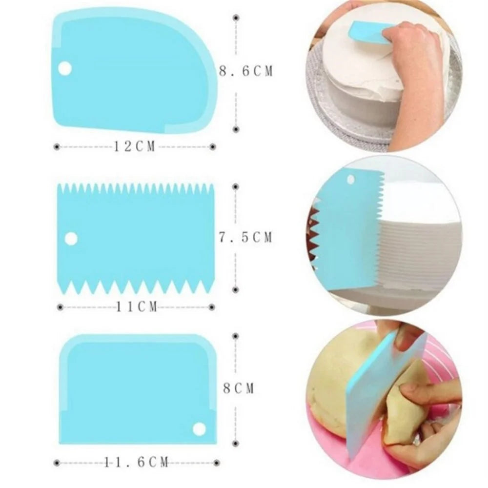 57 Pcs/Set Cake Tools Kitchen Baking Pastry Supplies Dessert Cake Decorating Set - 3