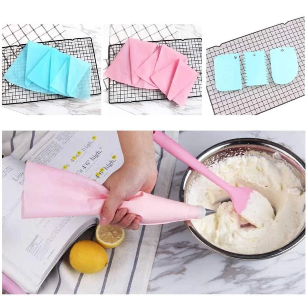 57 Pcs/Set Cake Tools Kitchen Baking Pastry Supplies Dessert Cake Decorating Set - 6