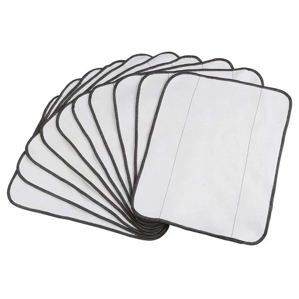 Wet Mopping Pad Dry Sweeping Pad Replacement for iRobot Braava 321 380 320 380t 390t Mint 5200C 5200 4200 4205 - White//10Pcs/Set - 1