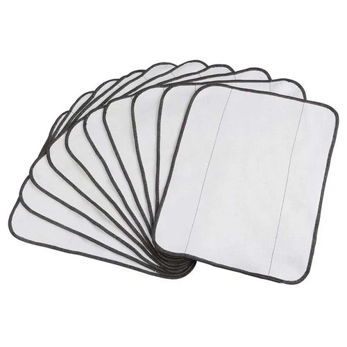 Wet Mopping Pad Dry Sweeping Pad Replacement for iRobot Braava 321 380 320 380t 390t Mint 5200C 5200 4200 4205 - White//10Pcs/Set - 1
