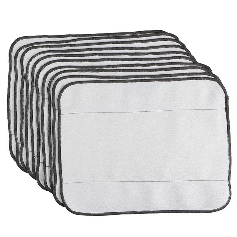 Wet Mopping Pad Dry Sweeping Pad Replacement for iRobot Braava 321 380 320 380t 390t Mint 5200C 5200 4200 4205 - White//10Pcs/Set - 2