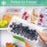 6 Pcs/Bag Transparent Fresh - keeping Bag Frosted EVA Refrigerator Food Storage Container Sealed Bag - 4
