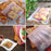 6 Pcs/Bag Transparent Fresh - keeping Bag Frosted EVA Refrigerator Food Storage Container Sealed Bag - 7