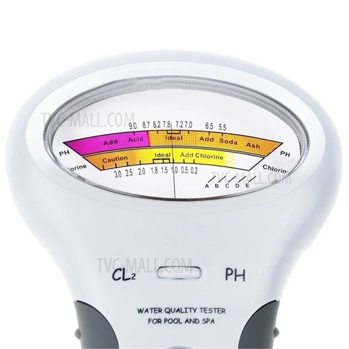 PH and Cl2 Tester Chlorine Water Quality Tester with Probe - 4