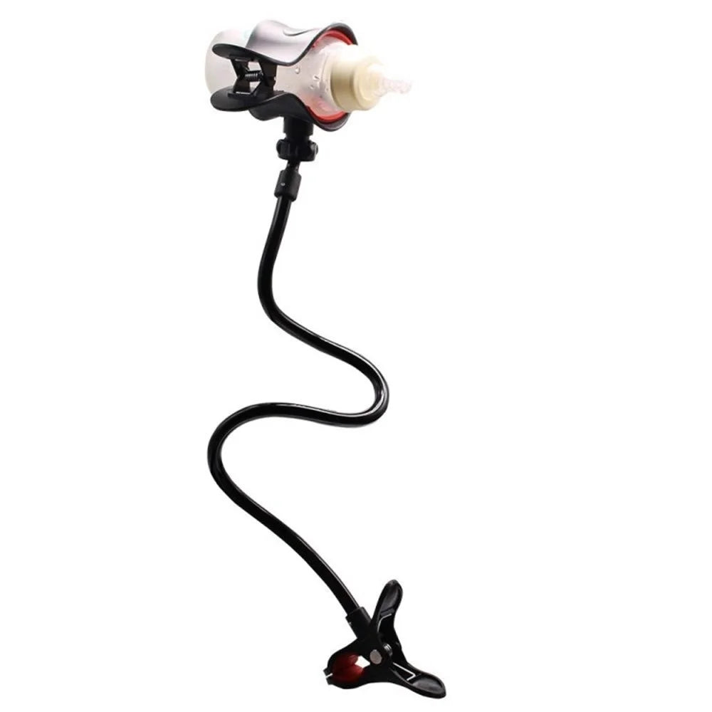 Baby Bottle Feeding Holder Baby Drinking Milk Holder Multi-Functional Twins Bottle Holder - Black - 1