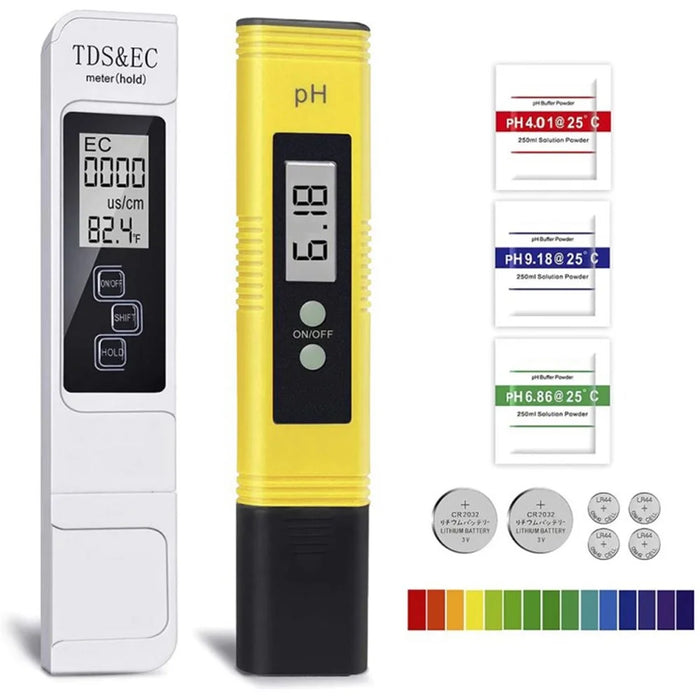 Water Quality Test Meter Professional TDS Meter Digital Water Test Meter PH Meter Kits - 3