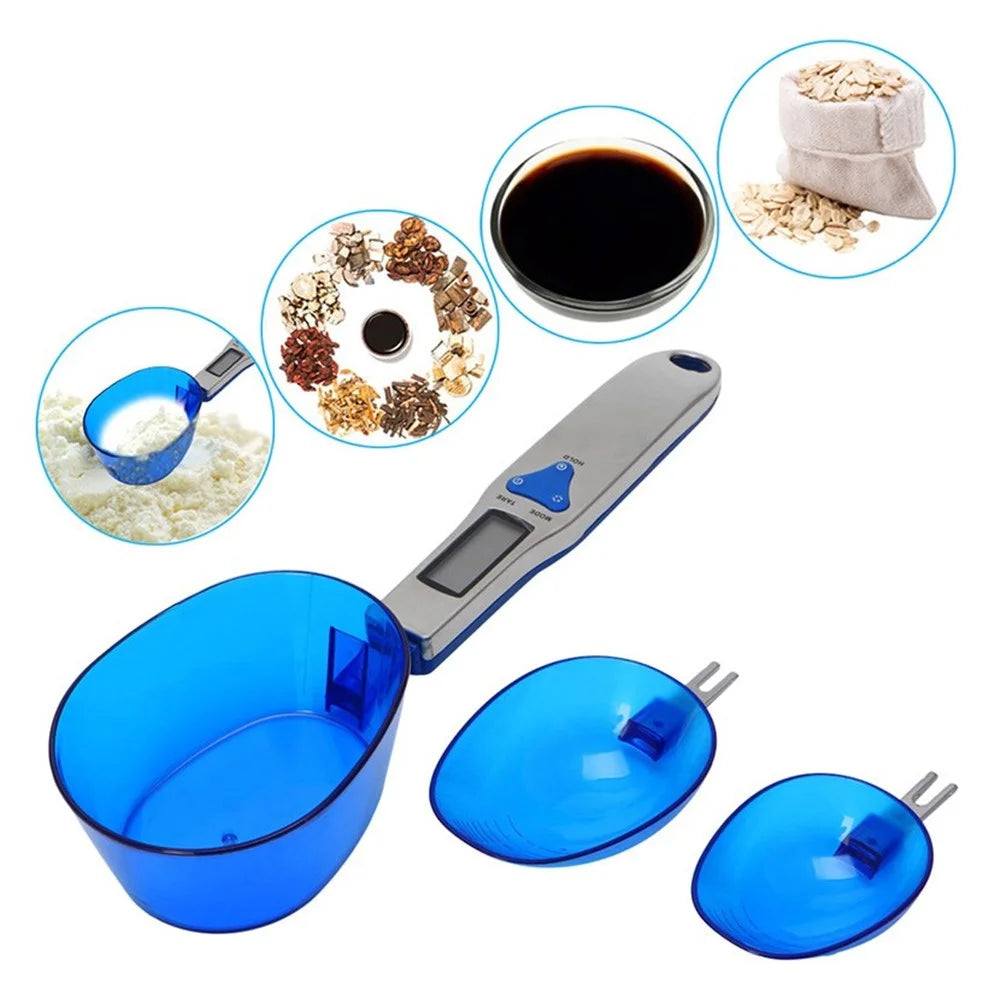 Digital Scale Spoon LCD Display 500g/0.1g High Precision Electronic Measuring Spoon Balance for Kitchen Cooking Baking - 3