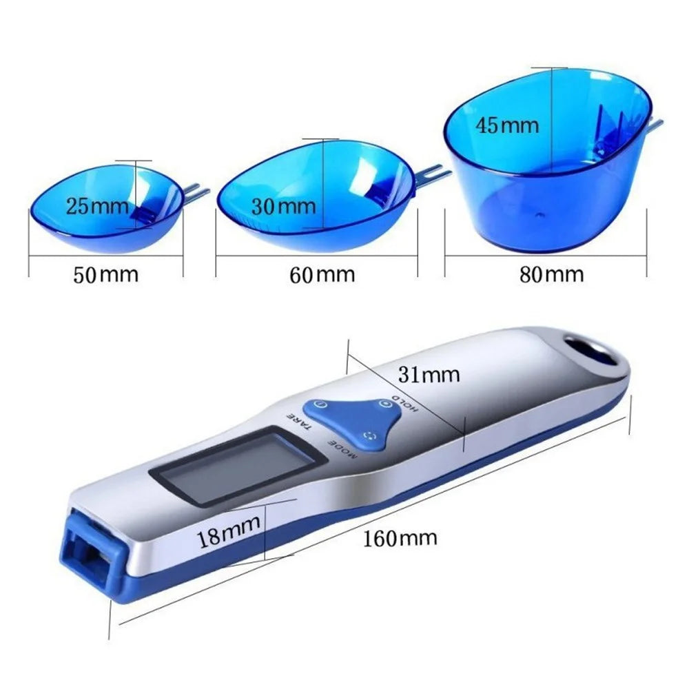 Digital Scale Spoon LCD Display 500g/0.1g High Precision Electronic Measuring Spoon Balance for Kitchen Cooking Baking - 5