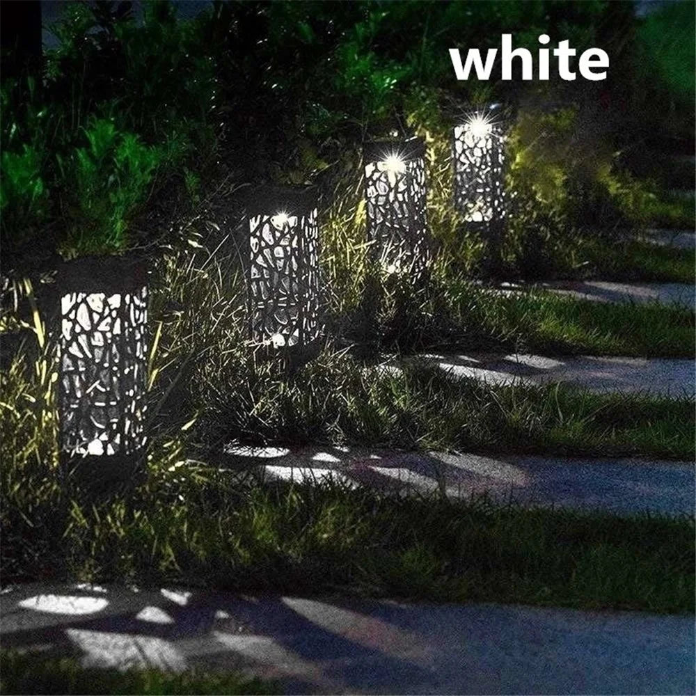 Garden Solar Lamp Garden Decoration Outdoor Lawn Solar Lamp Garden Lights Path Light - White Light - 1