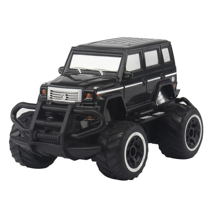 1:43 Children's Toy Large Four-wheel Drive Inertial Off-road Vehicle Car Toy - Black - 3