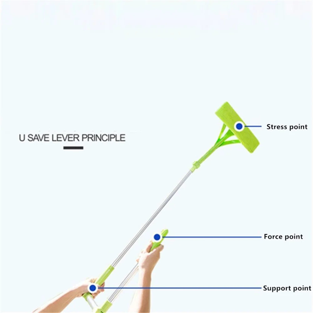 Telescopic Glass Cleaning Brush U - Shaped Cleaner Brush - 6
