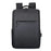Student Schoolbag USB Charging Backpack Travel Bag - Black - 1
