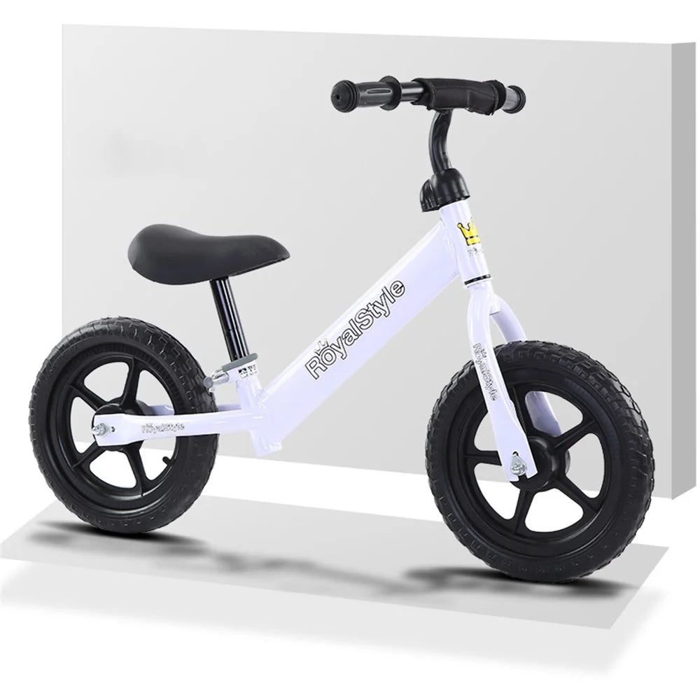 Children Balance No-Pedal Ultralight Cycling Practice Driving Bike - White - 1
