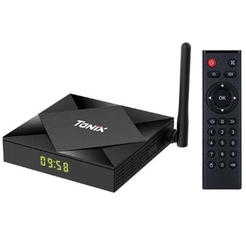 TX6S Android 10.0 TV Box Allwinner H616 4GB 32GB 2.4G/5G Dual Wifi Bluetooth-compatible 4GB+32G Set-top Box - EU Plug - 1