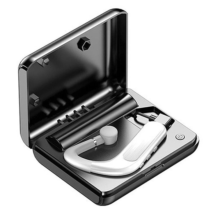 Y10 Bluetooth-compatible 5.0 Headphone Sports Driving Earphone Wireless Earbuds - White/With Charging Case - 1