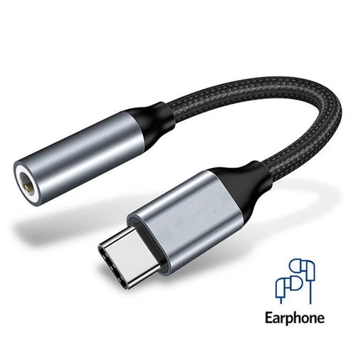 USB Type C to 3.5mm Headphone Jack Aux Audio Cable Adapter for Huawei Xiaomi Etc. - 1