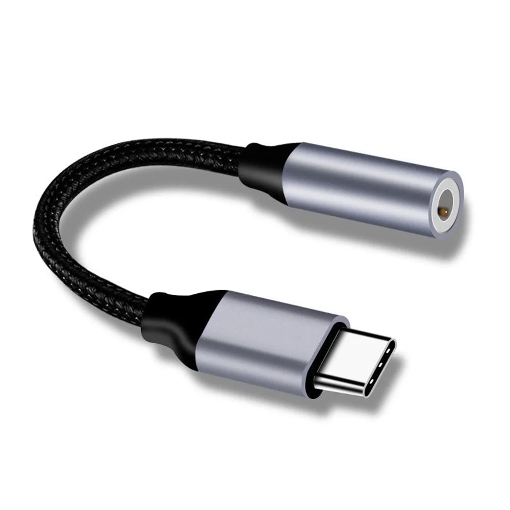 USB Type C to 3.5mm Headphone Jack Aux Audio Cable Adapter for Huawei Xiaomi Etc. - 3