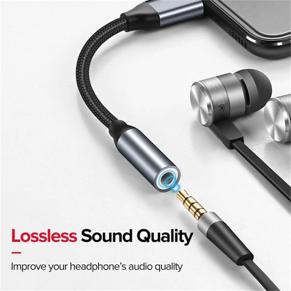 USB Type C to 3.5mm Headphone Jack Aux Audio Cable Adapter for Huawei Xiaomi Etc. - 4
