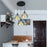 Diamond Shape Hollow 3 Heads Iron Pendant Lamp Restaurant/Teahouse Ceiling Light - 2